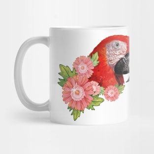 Scarlet macaw Mug